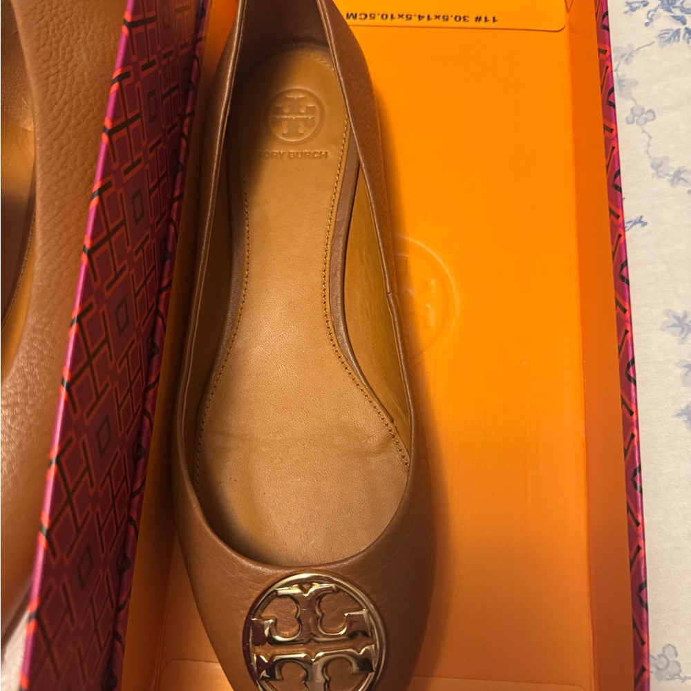 Tory Burch Women's Brown Ballet Flats